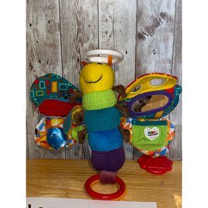 Tomy Lamaze Freddie Firefly Butterfly Baby Rattle Crinkle Teether Clip On